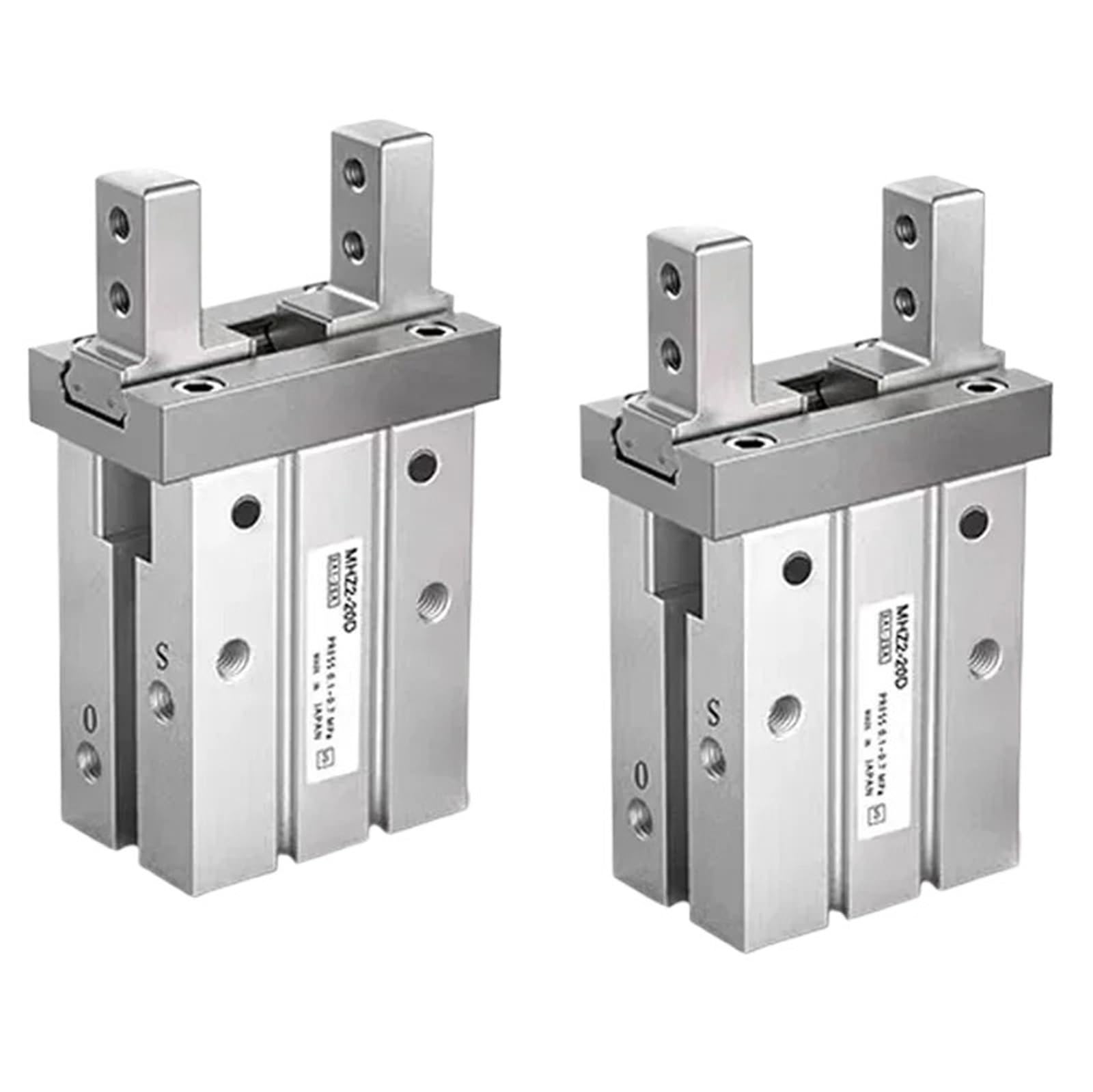 Vérin pneumatique MHZ2 20S à double effet pour guidage linéaire stable