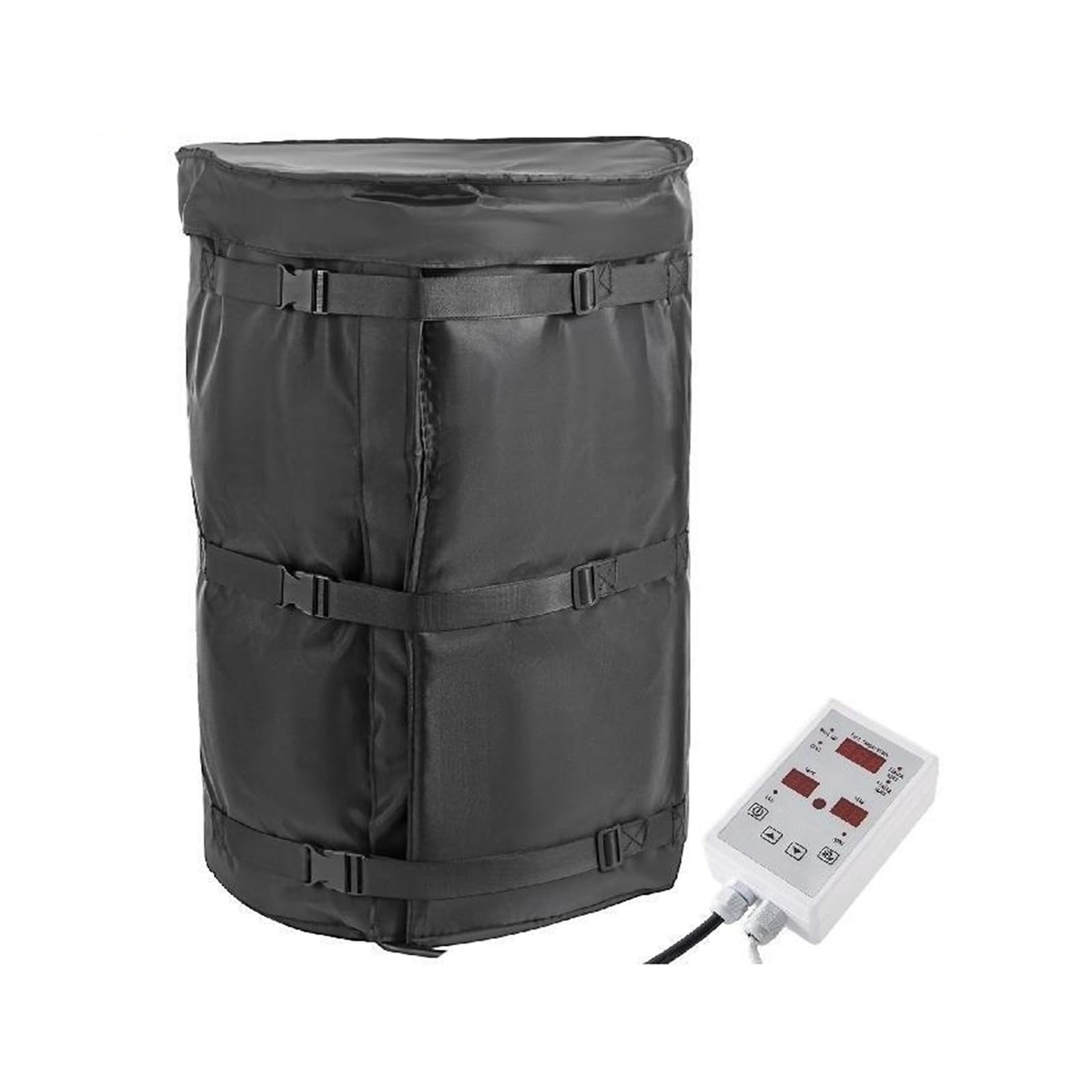 Grzałka do beczek 55 gal / 208 l, 120 V, 1300 W, 6, A, z regulacją temperatury, pełnym owinięciem, chemikaliów, farb i smarów Do użytku DIY