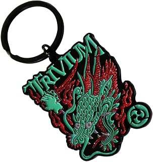 Trivium Deadmen Dragon Head Keychain One Size