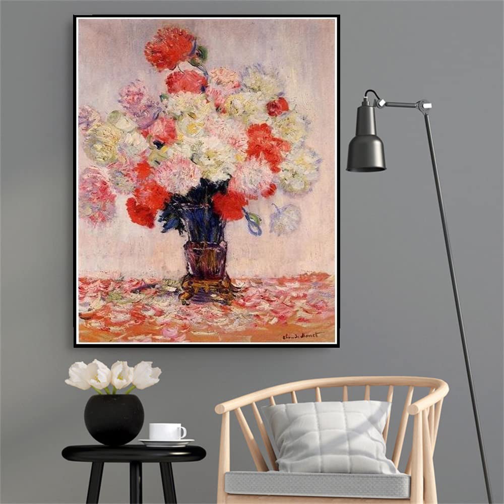 ※値引しました‼️【新品】花瓶の花/クロード・モネ/額付き/絵画/美品 花瓶の花 【10号】 クロード・モネ 【 額縁が選べる 額入り 複製