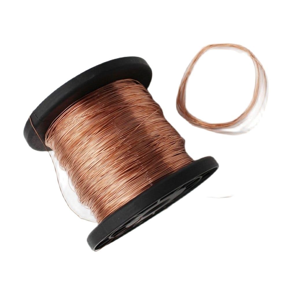 SUCADA Kupferdrahtrohling ohne Farbe, unbeschichteter Basteldraht, 0,1 mm bis 3,0 mm (Size : 1mm x 2100m)