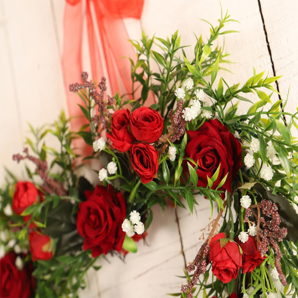 Ghirlanda per La Porta D'ingresso, Ghirlanda Artificiale di Primavera E d'Estate, Decorazione di Nozze per La Parete del Portico di Casa