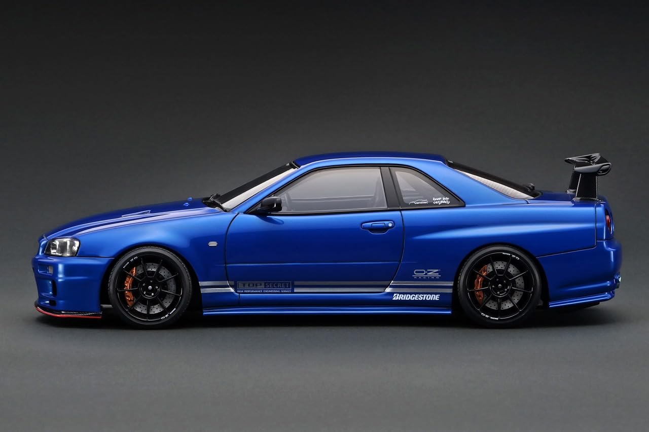Amazon | ignition model 1/18 TOP SECRET 34GT-R (BNR34) Blue