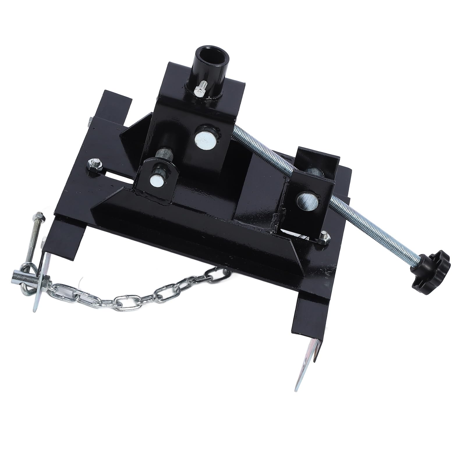 Verstellbarer Wagenheber-Getriebeheber-Adapter, Maximale Belastung 500 Kg, Neigbarer Kopf um 30 Grad, Verwandelt den Hydraulischen Wagenheber in Einen Getriebeheber für eine