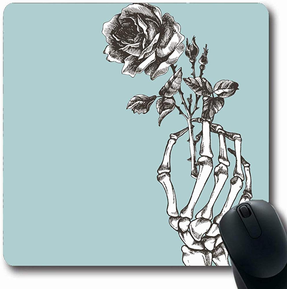 Mousepad Mousemat Fish Ocean Shark Attack Graphics Wildlife Fun Wave Bite Danger Drawing Design Shape Non-Slip Gaming Mouse Pad 25X30CM