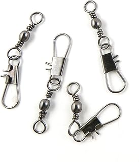 270 Pcs Fishing Swivel Sea Terminal Tackle Clip Connector Solid Coastlock Bulk Lots 01508 Snap Rolling Test 29kg Cross Lock