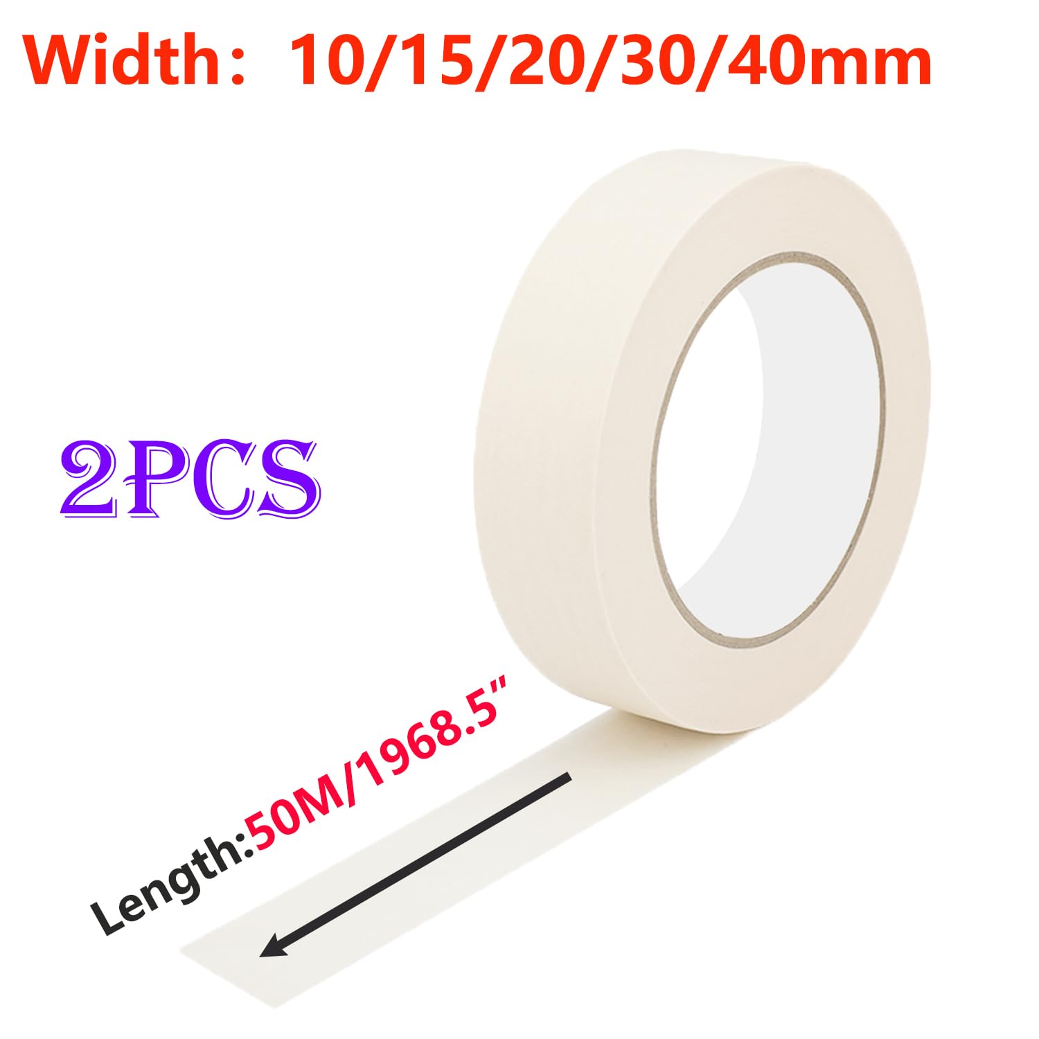 3M Transpore White Tape 1534-2, 60 Rolls (Pack of 10)