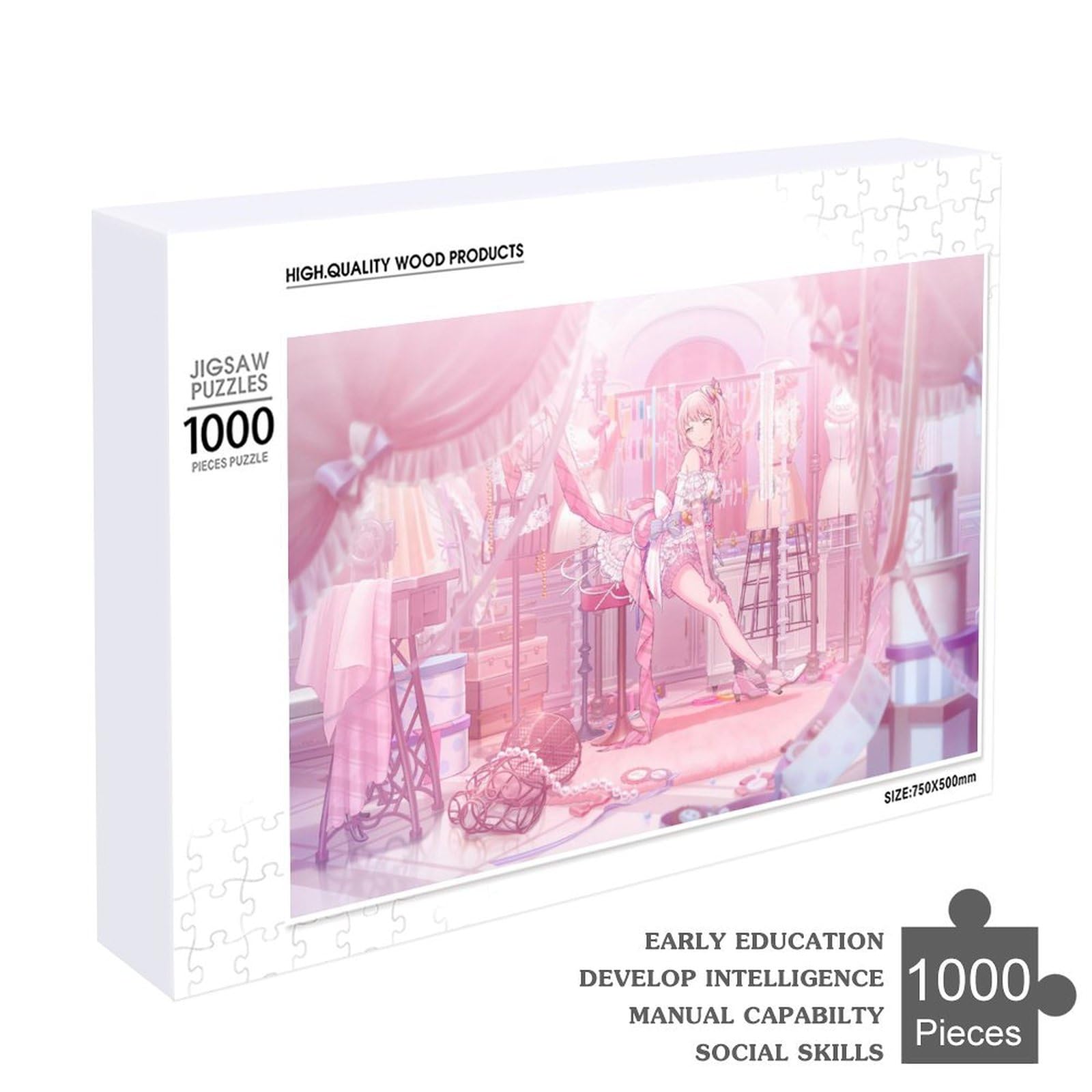 Amazon.co.jp: 暁山瑞希 ジグソーパズル 1000ピース 益智減圧玩具 木製