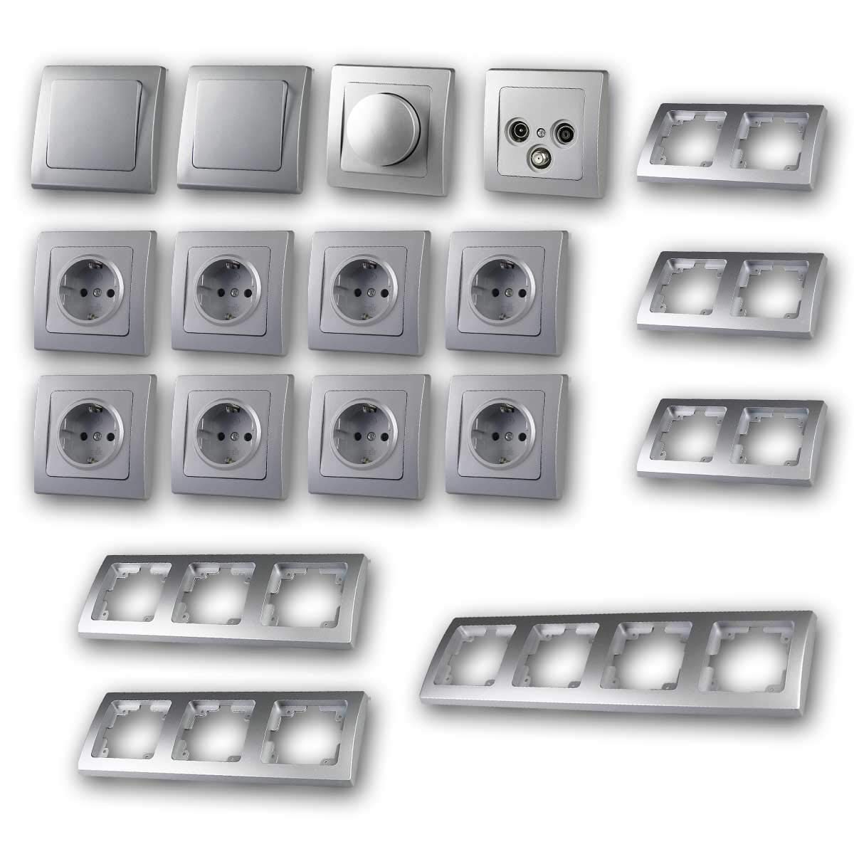 Delphi LED Dimmer Steckdose Kombi Unterputz für dimmbare LED