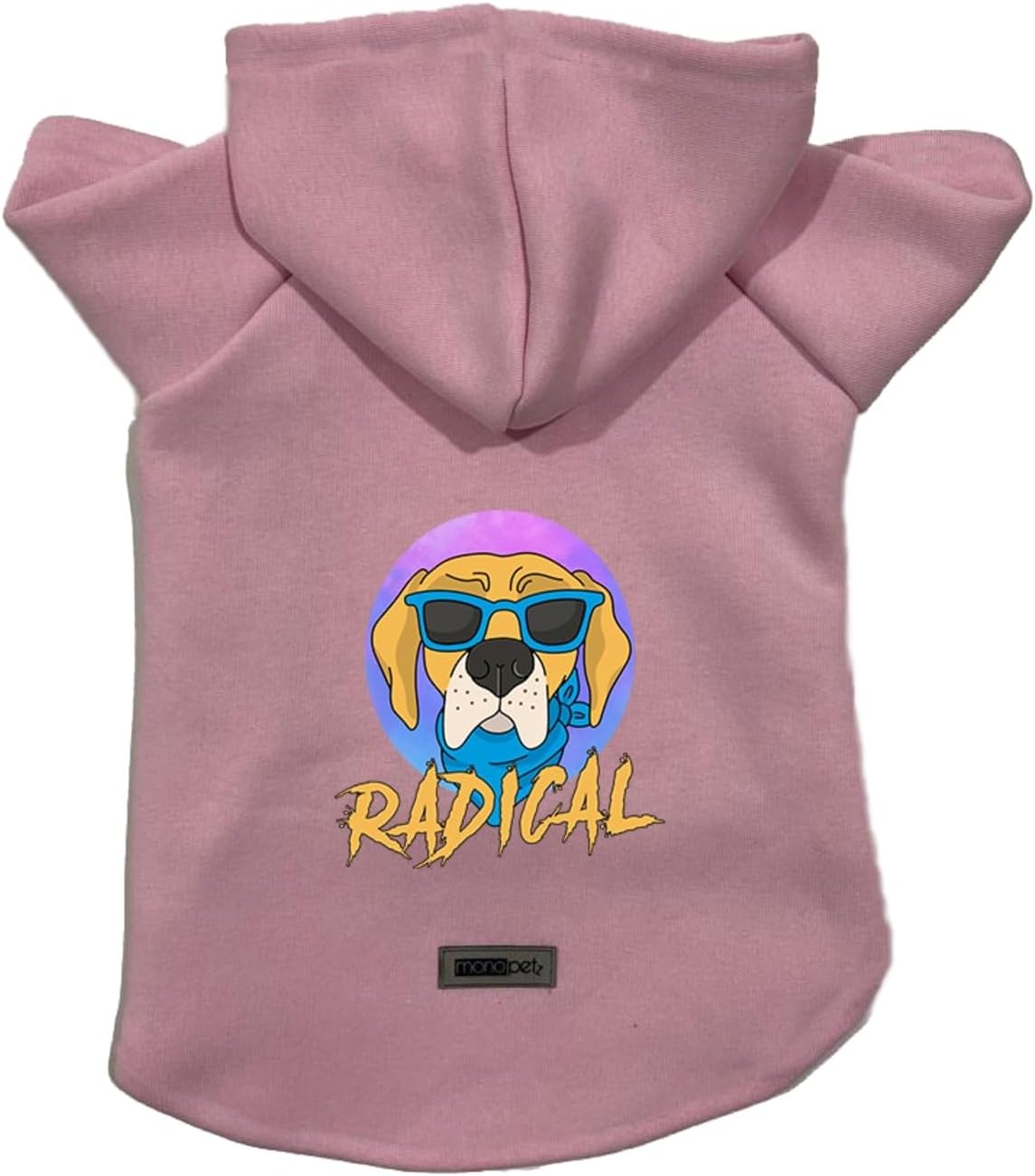 Kapişonlu Polar Sweatshirt Köpek ve Kedi Kıyafeti & Elbisesi Pembe Radical M