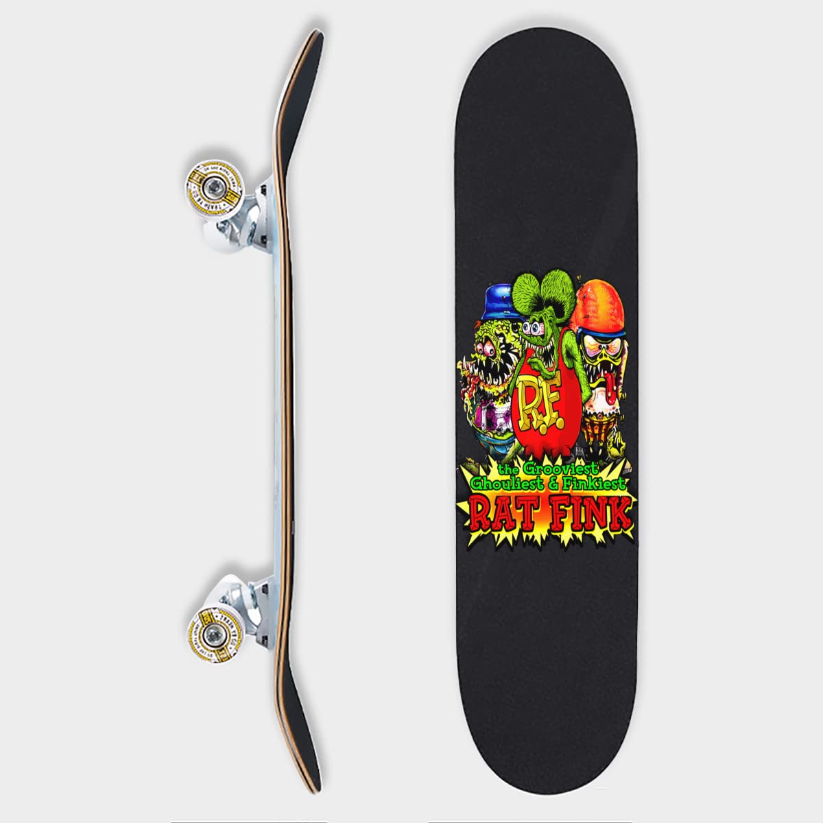 ぽ*む様 ラットフィンク　RATFINK スケボー　2体セット ラットフィンク on スケートボード アクションフィギュア 未開封