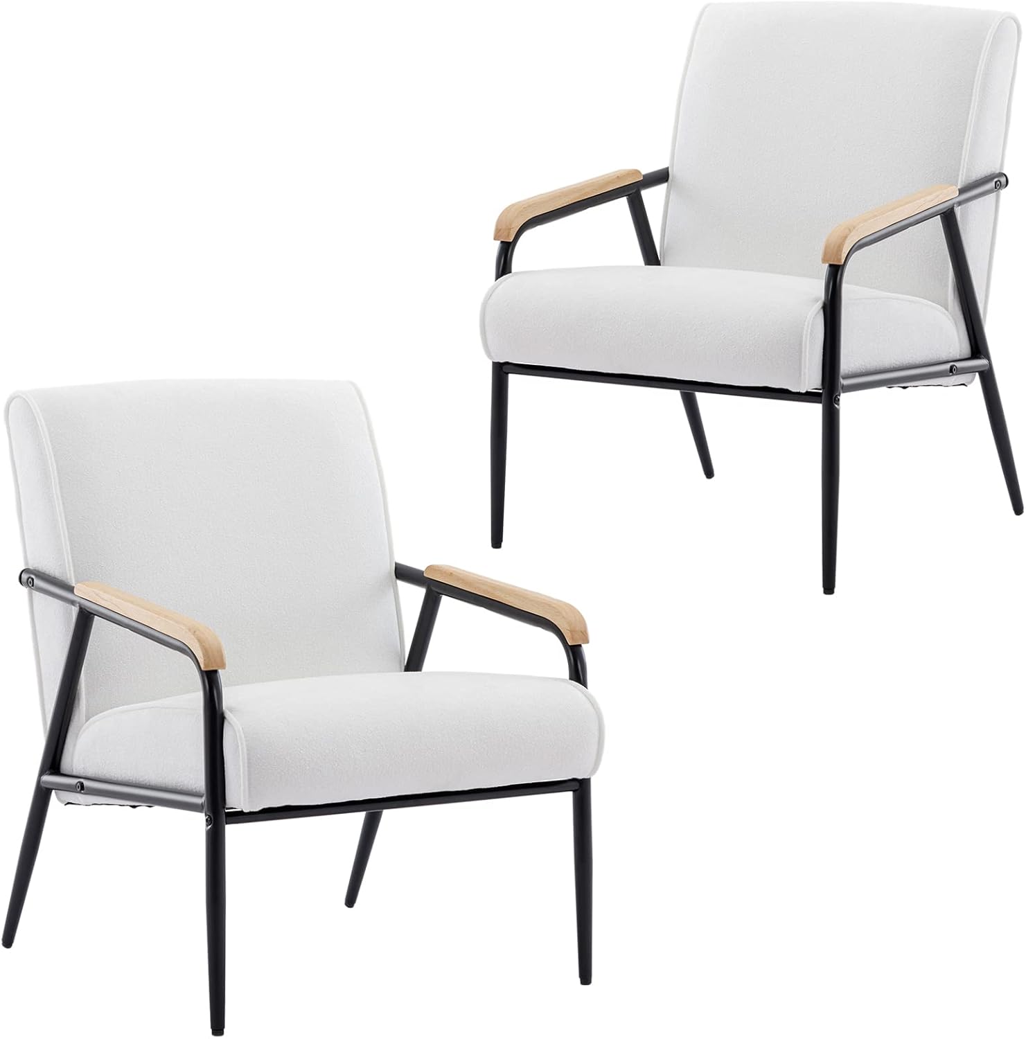 DUOMAY Accent Chair Set of 2, MidCentury Modern Leisure