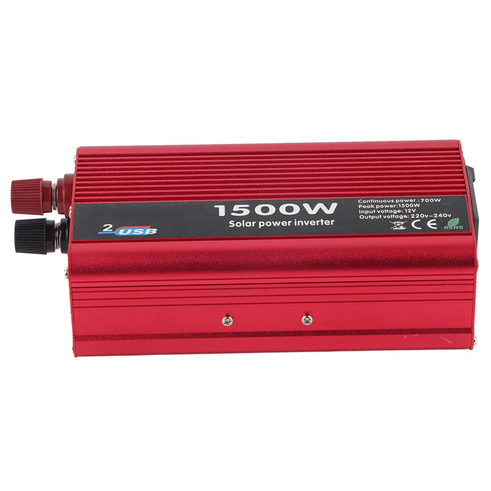Cryfokt Przetwornica Zasilania 1500 W Prądu Stałego 12 V na 230 V Prądu Przemiennego do Użytku W Samochodzie z łatwością Zasila Wiele urządzeń W Podróży