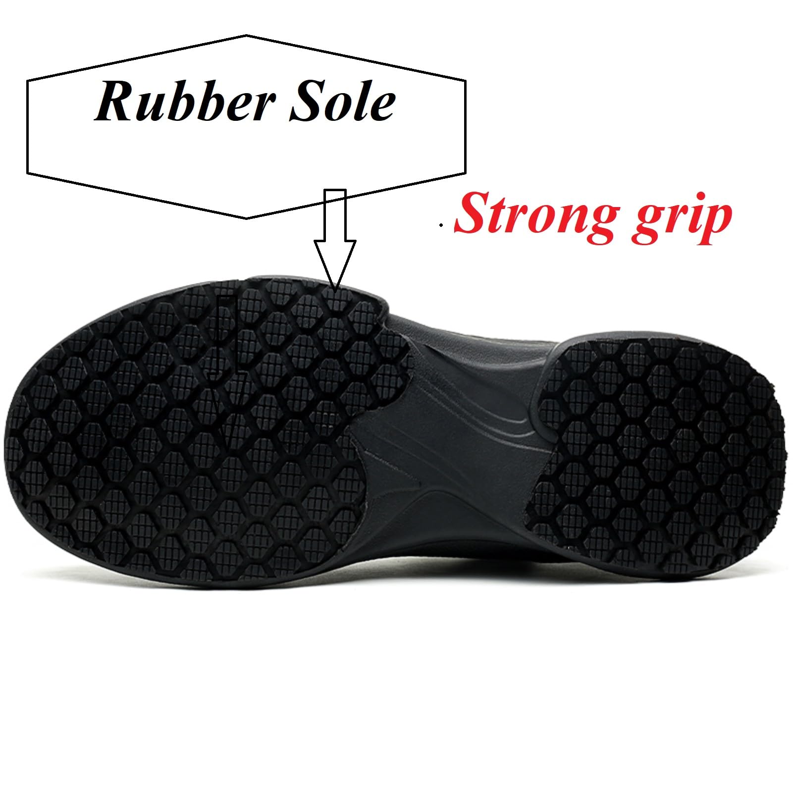R-Win Zapatos de chef impermeables, ligeros, sin cordones, para cocina, almacén, para mujeres y hombres, antideslizantes, resistentes al aceite