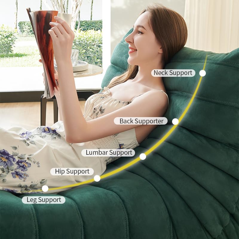 Miniatura 5 de Silla junto al fuego, sofá vago en el suelo, silla de puf de esquina, sofá de esquina, silla de puf para sala de estar, dormitorio, salón, oficina,