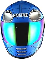 Vista 11 de WOW Casco completo para motocicleta, Bicicleta BMX MX para niños, S