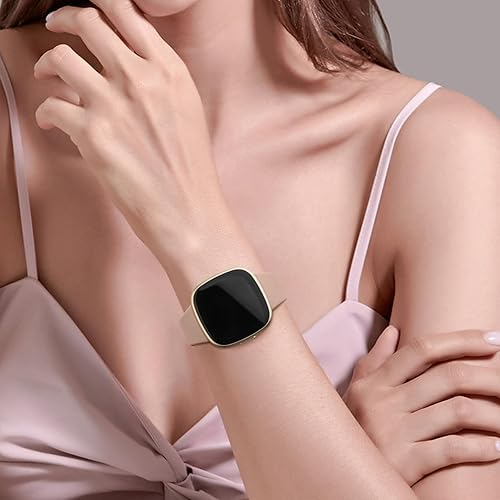 Miniatura 7 de IEOVIEE Bandas de silicona compatibles con Fitbit Versa 43Sense 2 correas de reloj para mujer