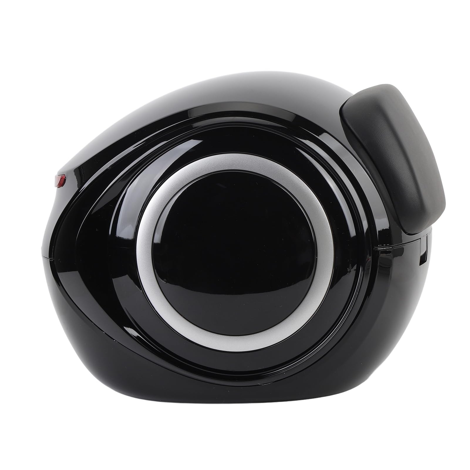ZJchao Blanc [COMPATIBILITÉ] : Top Case de Moto 32L 32L ABS Sporty Proof Portable Top Case pour Vélo électrique Scooter Compatible avec la Plupart des Motos et Scooters (Black)