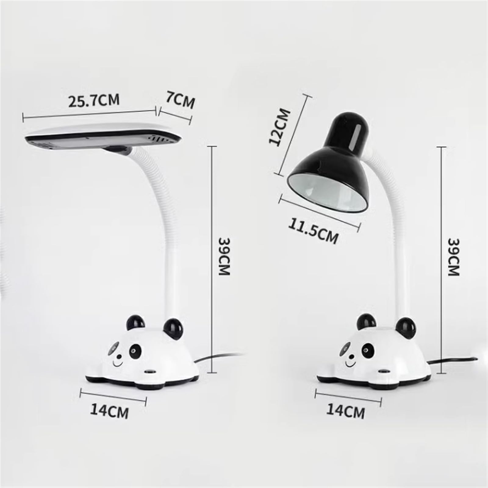 Lampada da Scrivania Simpatica lampada da scrivania a forma di panda con portapenne, interruttore a pulsante, lampada da tavolo/scrivania a LED dimmerabile con 3 modalità di illuminazione for ragazzi