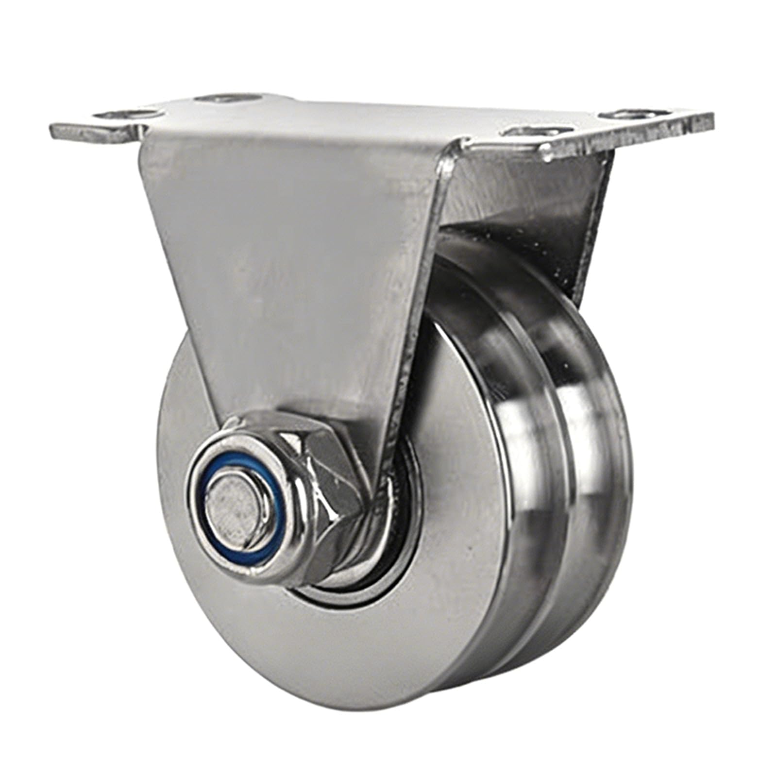 Zbiianxer Tripod Pulley Grooves Wheel Pulley, Stainless Steel Double Block Ideal For Outdoor And Marine Applications Stainless Steel Block