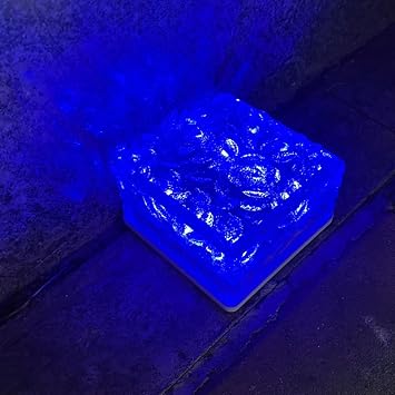 Solar Outdoor Ice Cube Lights for Garden Decoration, Solar Landscape Lights for Tabletop Garden, Patio, Patio Path Decoration 1 Pcs