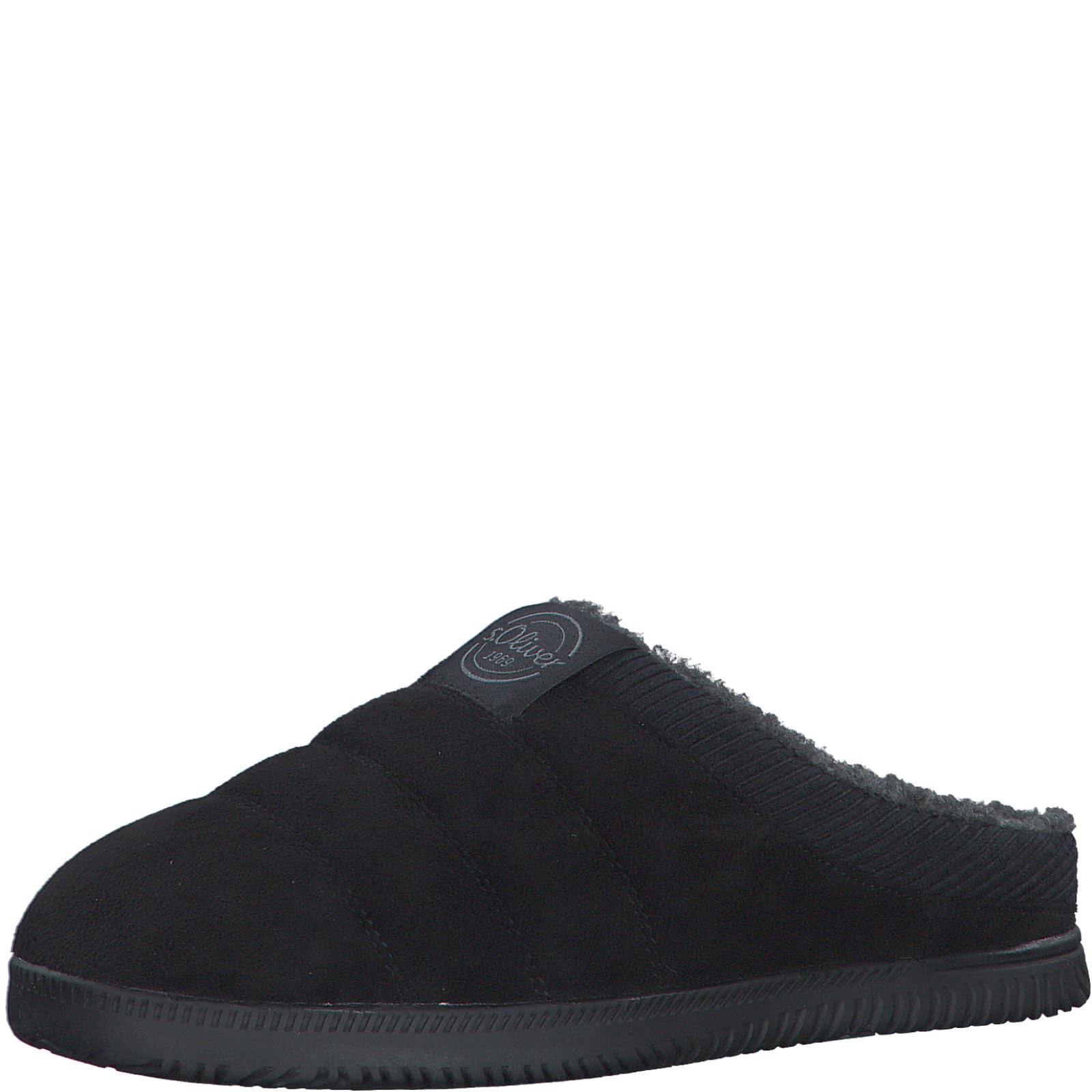s.Oliver Mens Slip On Warm Slippers, black, 10 UK