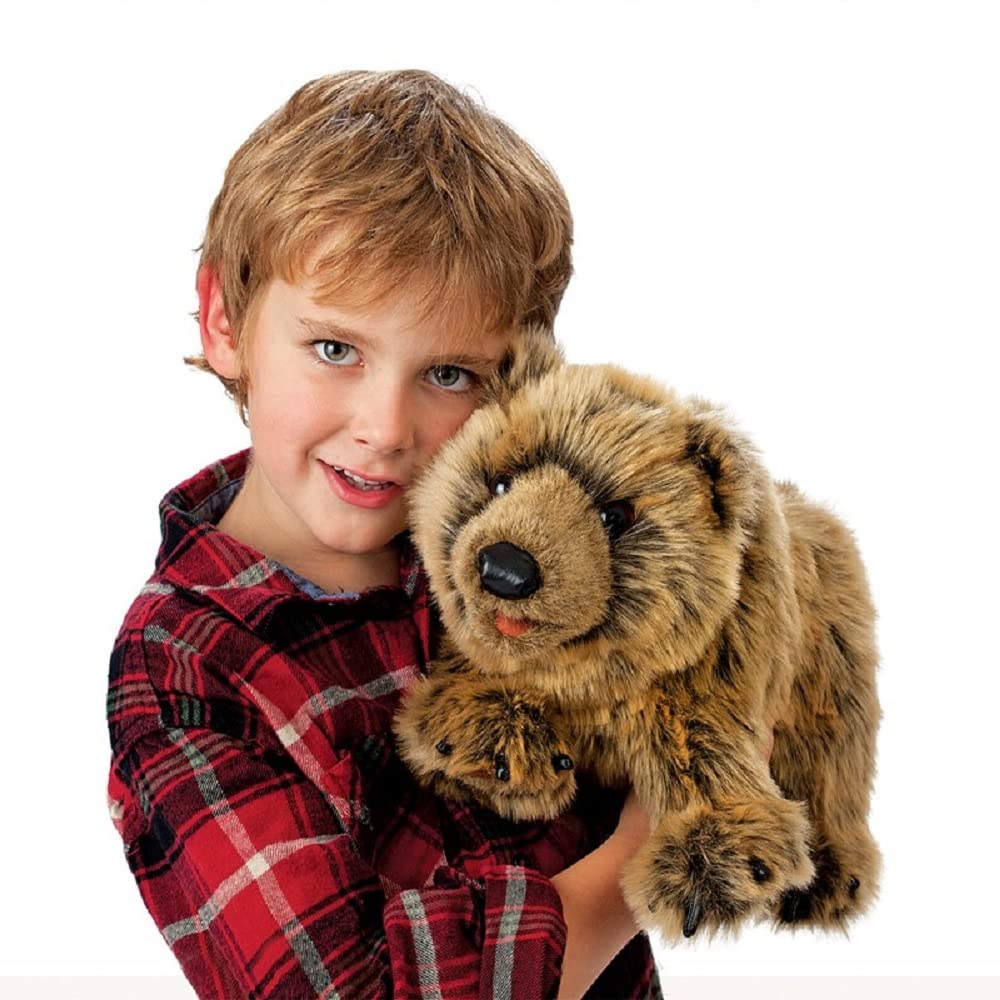 Folkmanis Grizzly Bear Hand Puppet Light Brown, 1 EA - Image 2