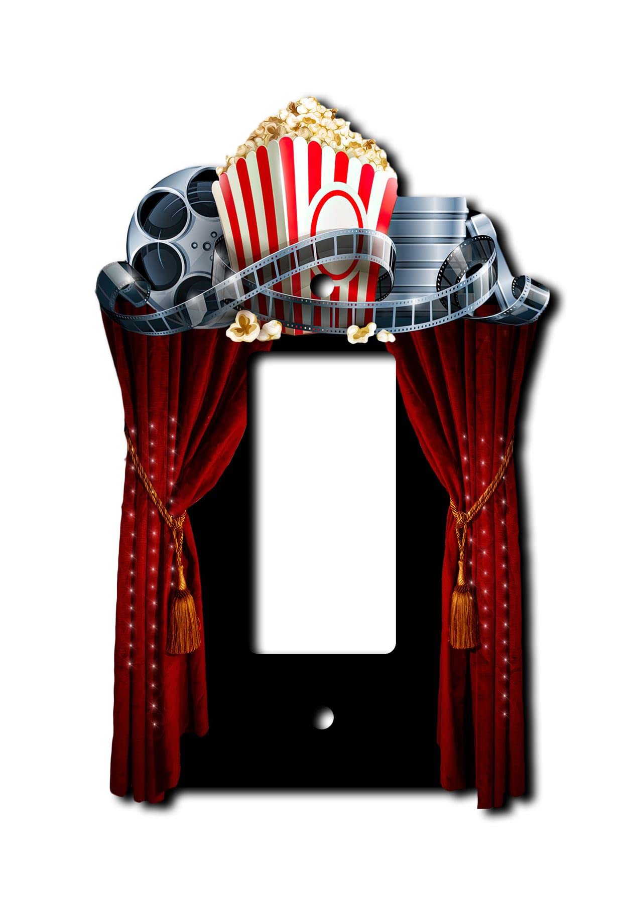 Housse électrique décorative acrylique cinéma pour créer une ambiance de salle obscure à la maison
