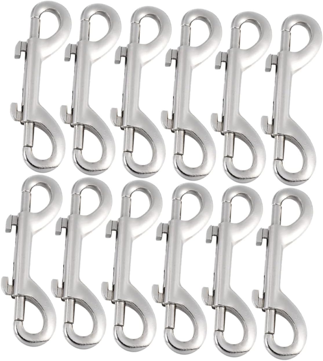 balacoo 12pcs Zinc Alloy Dog Leash Snap Hooks Heavy Duty Pet Supplies for Dogs Multi-Purpose Clip for Ropes and Backpacks