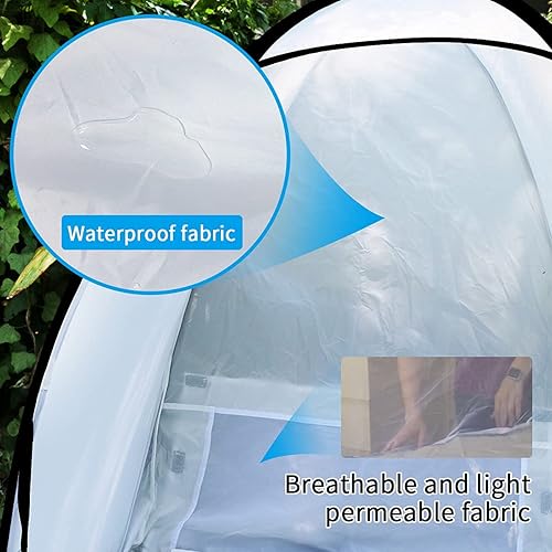 Vista 24 de Tienda de campaña portátil de pintura en aerosol: refugio de aerosol PLANTIONAL con piso impermeable, pantalla de malla y ventilación trasera