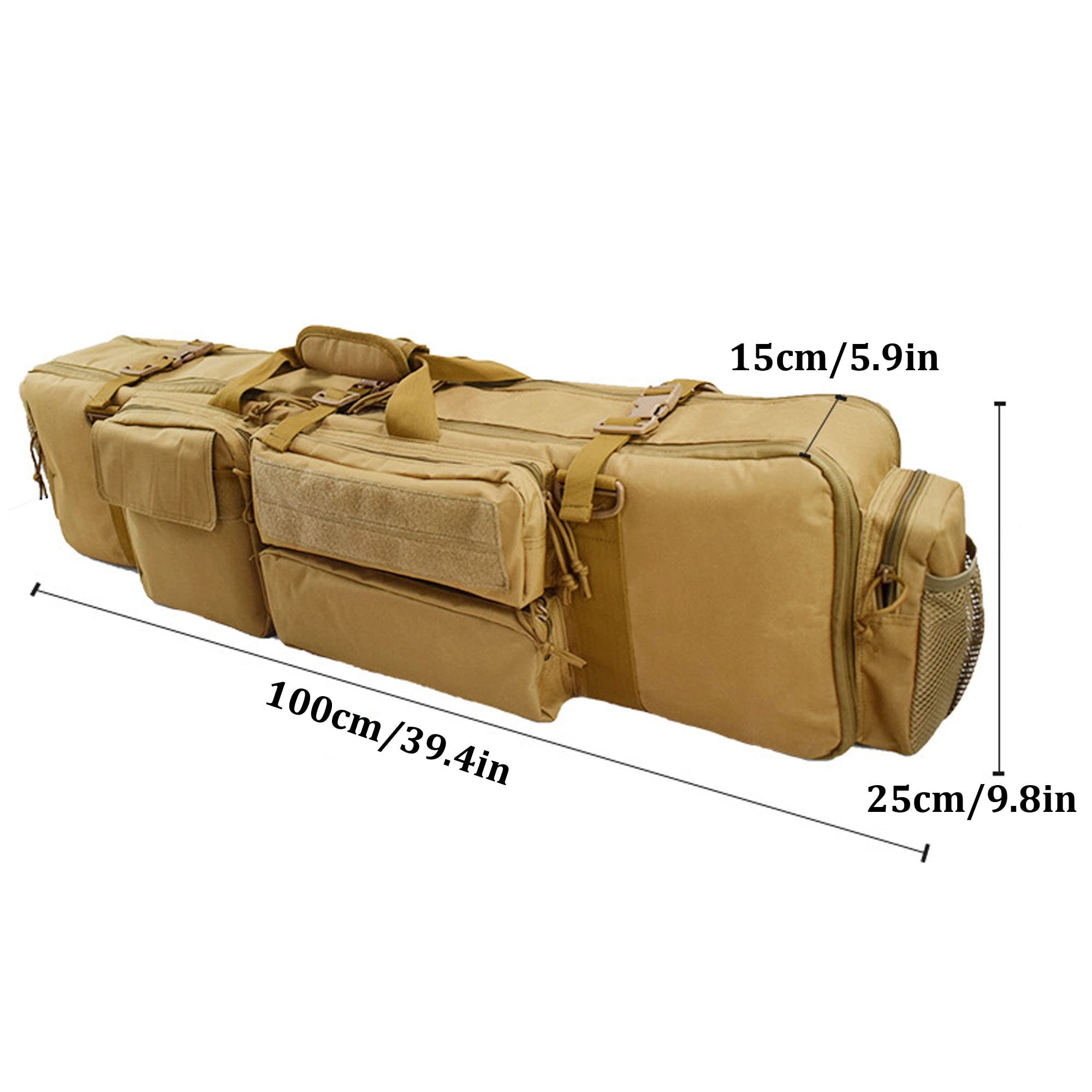Custodia Doppia per Fucile, Fucile Borsa, Custodia per Fucile Ad Aria Compressa, Sport Fodero per Fucile da Caccia, Borsa per Armi, Custodia Porta Fucili Armi