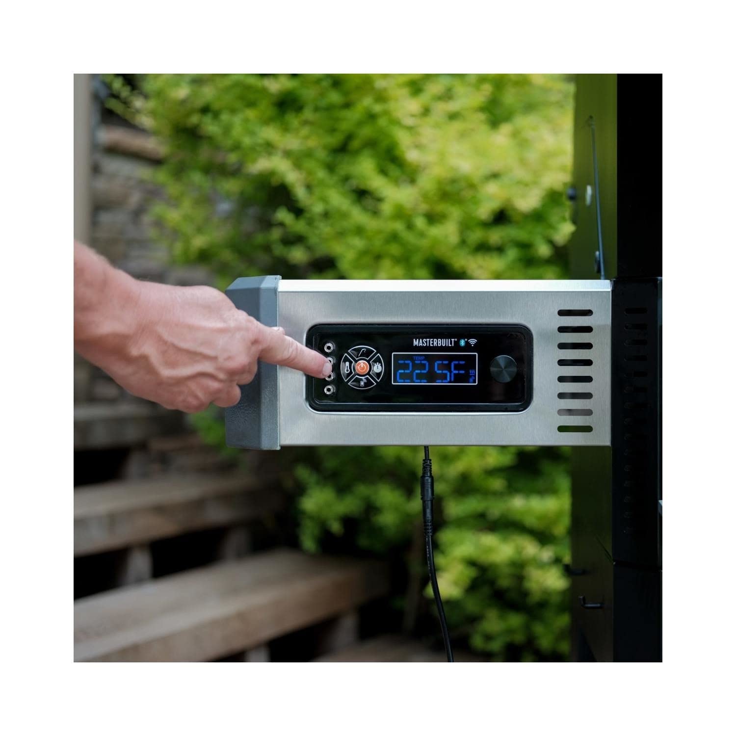 Masterbuilt® Gravedad Series™ 800 Barbacoa de carbón Digital + Plancha + Fumador en Negro