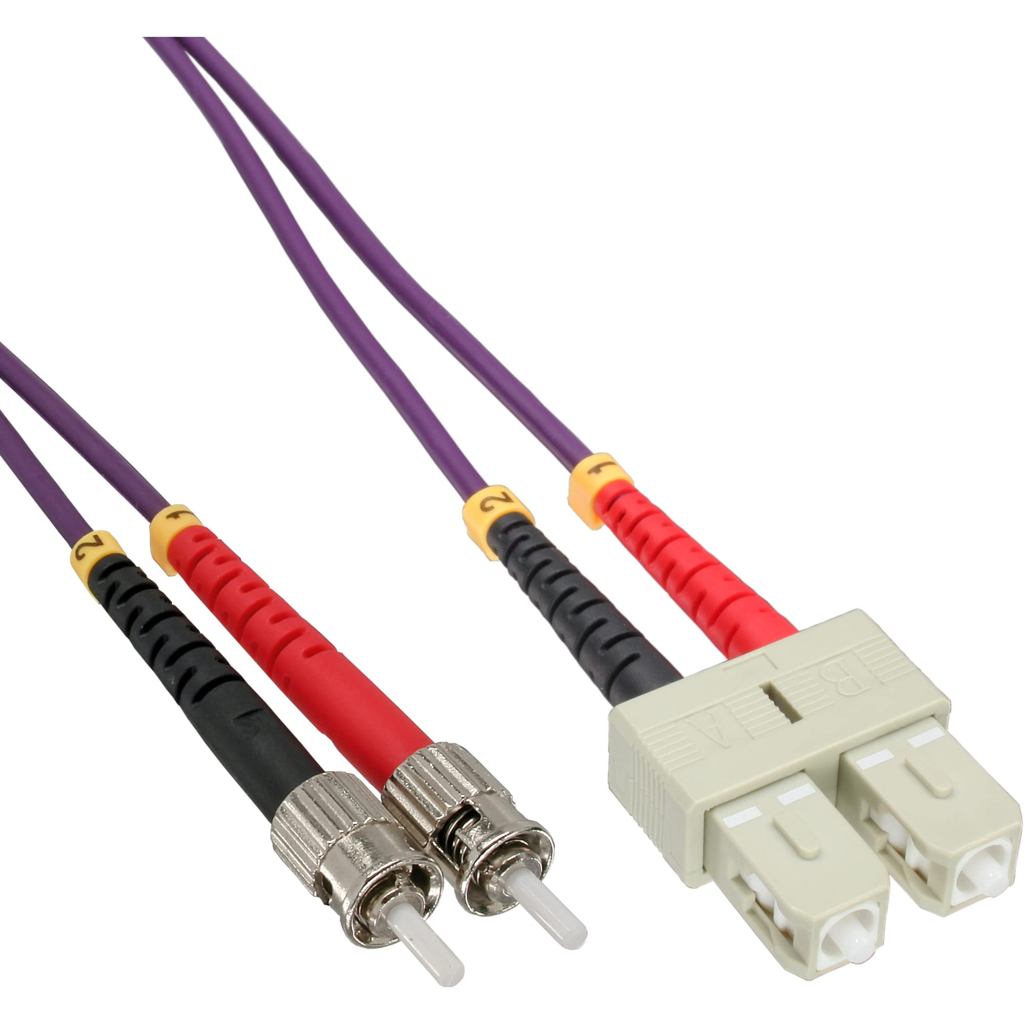 InLine 82502P LWL Duplex Cable SC/ST 50/125µm, OM4, 2 m