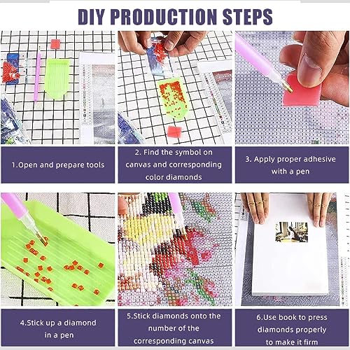 Image of HASTHIP Diamond Painting Kit, 11.8x15.7inch Owl Diamond Painting, 5D Diamond Painting Kit for Adults & Kids, Suitable for Home Leisure and Wall Decoration, Gift for Kids and Adults