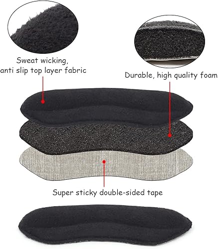 Miniatura 5 de Dr. Foot's Heel Grips para hombres y mujeres, insertos autoadhesivos para el talón evitan el deslizamiento del talón, rozaduras, ampollas, dolor de