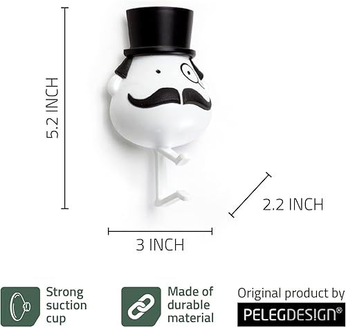 Miniatura 5 de Peleg Design Mr. Sponge - Soporte para esponja de cocina, soporte de esponja de plástico para fregadero de cocina, seca todo tipo de esponjas,