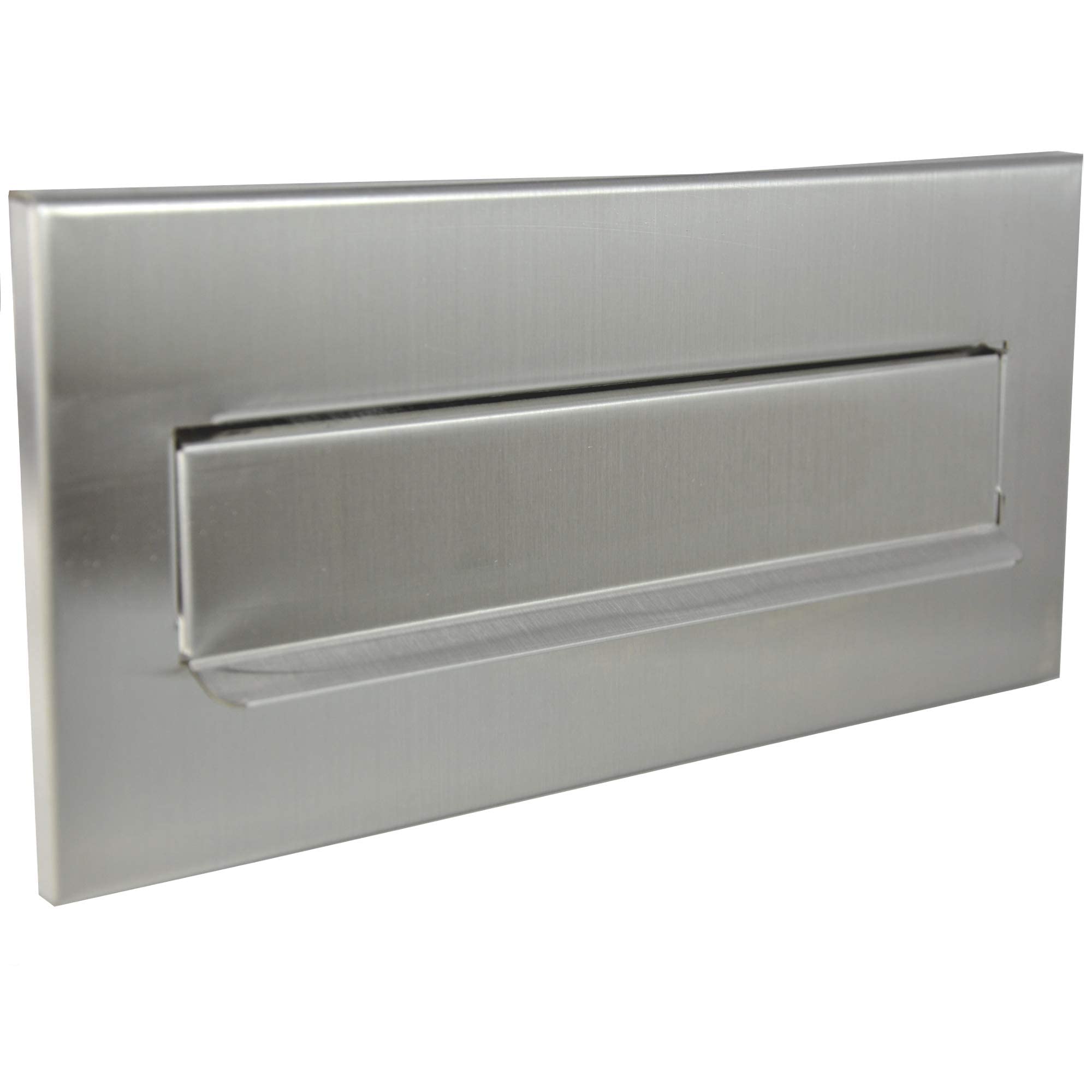Solapa para cartas, 100% acero inoxidable, 310 x 80 mm, C4 (acero inoxidable 310 x 135)