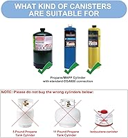 Vista 7 de Adaptador de recarga de propano con puerto de aceite de silicona, adaptador de llenado de propano Airsoft para gas verde