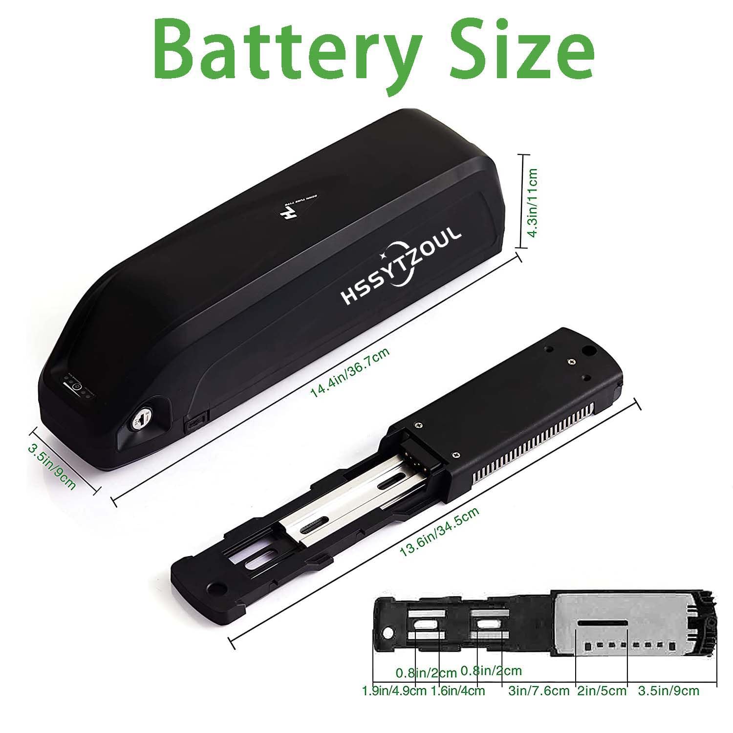 Batterie Bicyclette Électrique 48V Li-ION 15AH