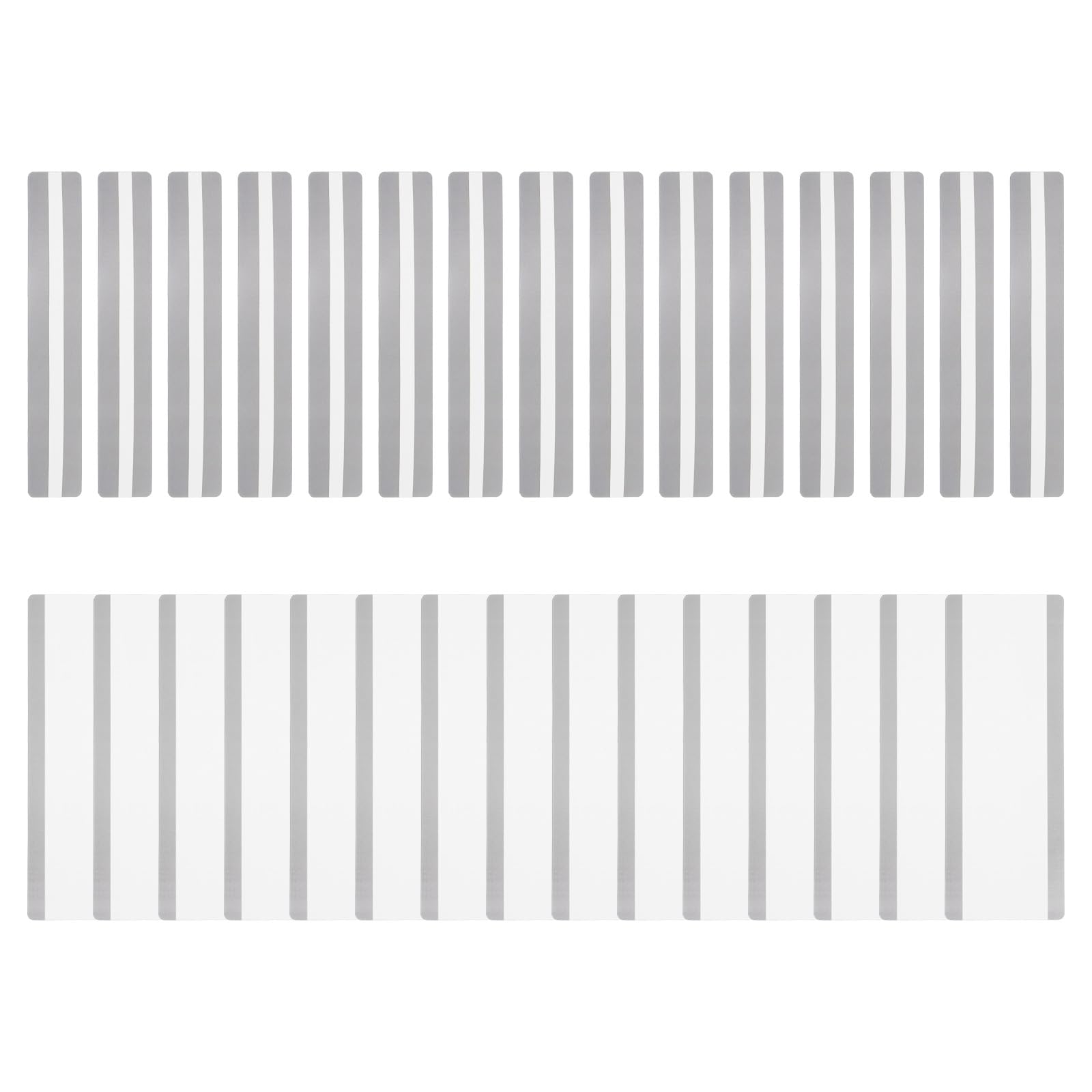 PATIKIL 30Pcs Guided Reading Highlight Strips, 2 Sizes Colored Overlay Highlight Bookmarks