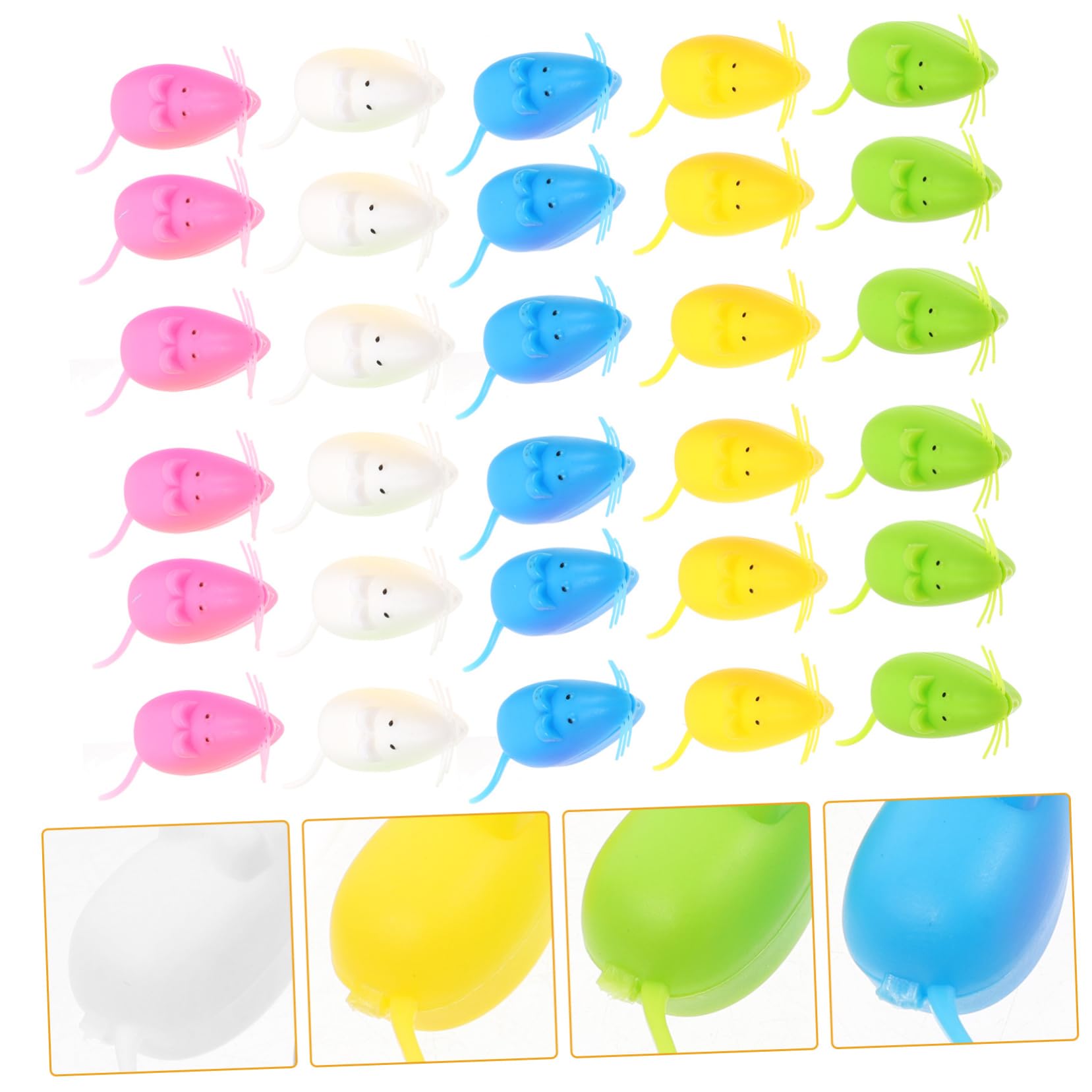 Caja de Recuerdos para Bebés Portadientes de Leche 100 Piezas | Plástico, Superficie Lisa y Uso Seguro, Forma Única Accesorios Surtidos, para Conservar Dientes de Leche Estilo Aleatorio