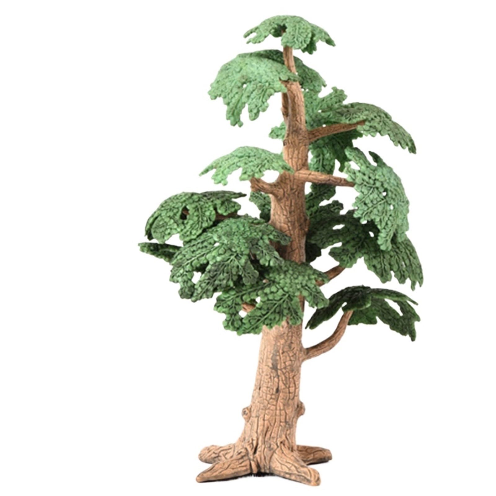 SPPEOUKJ 2pcs Simulational Miniature Trees Artificial Plants Accessories Wild Forest Gardening Landscape(17x24cm)