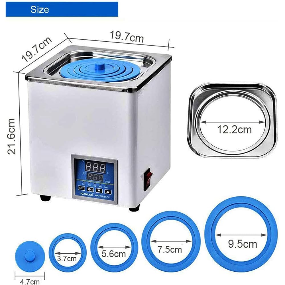 Termostatyczna łaźnia wodna 3L Lab Cyfrowa łaźnia wodna ze stali nierdzewnej 300w z wyświetlaczem cyfrowym