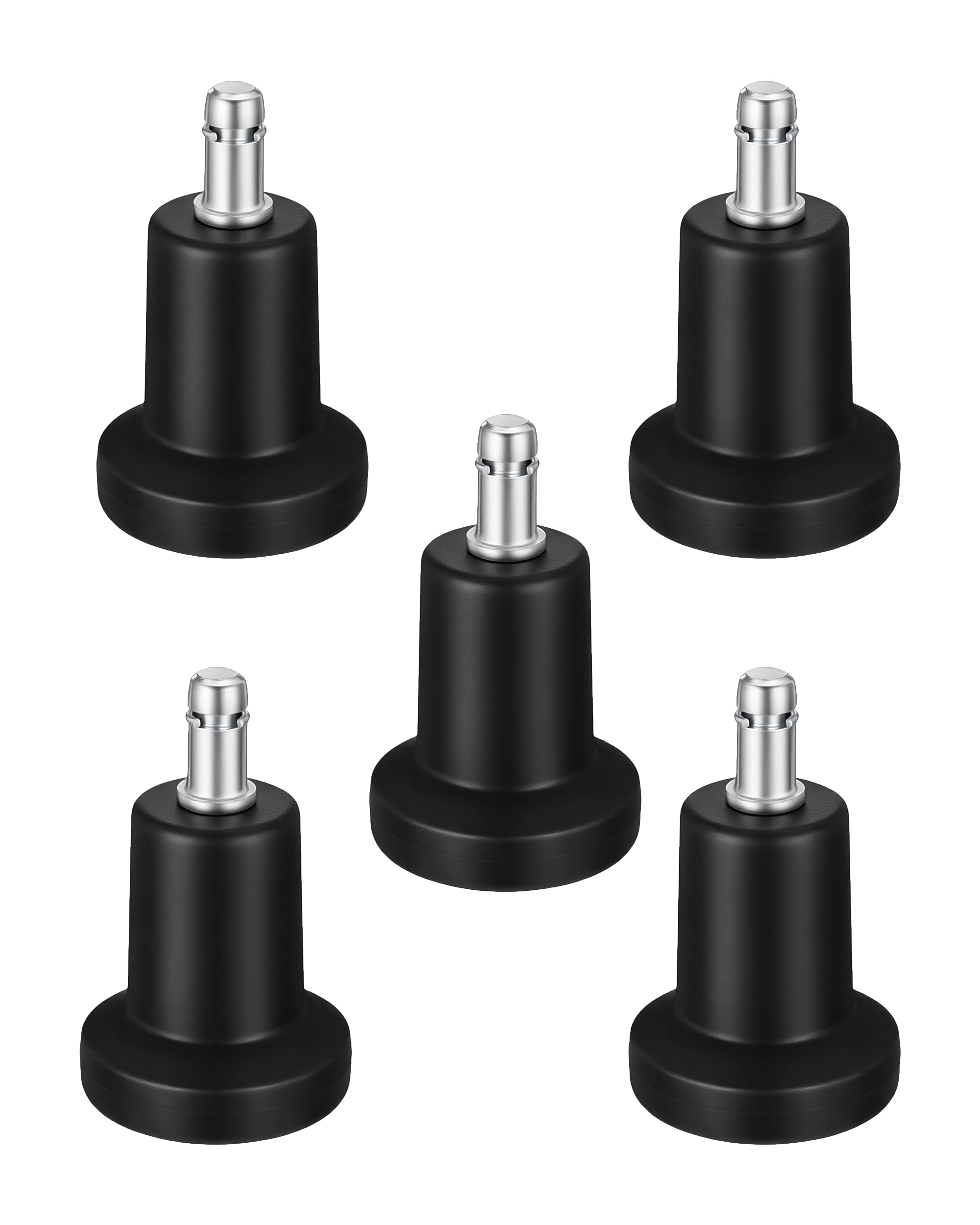 5Pcs High Profile Bell Glides Caster Wheels