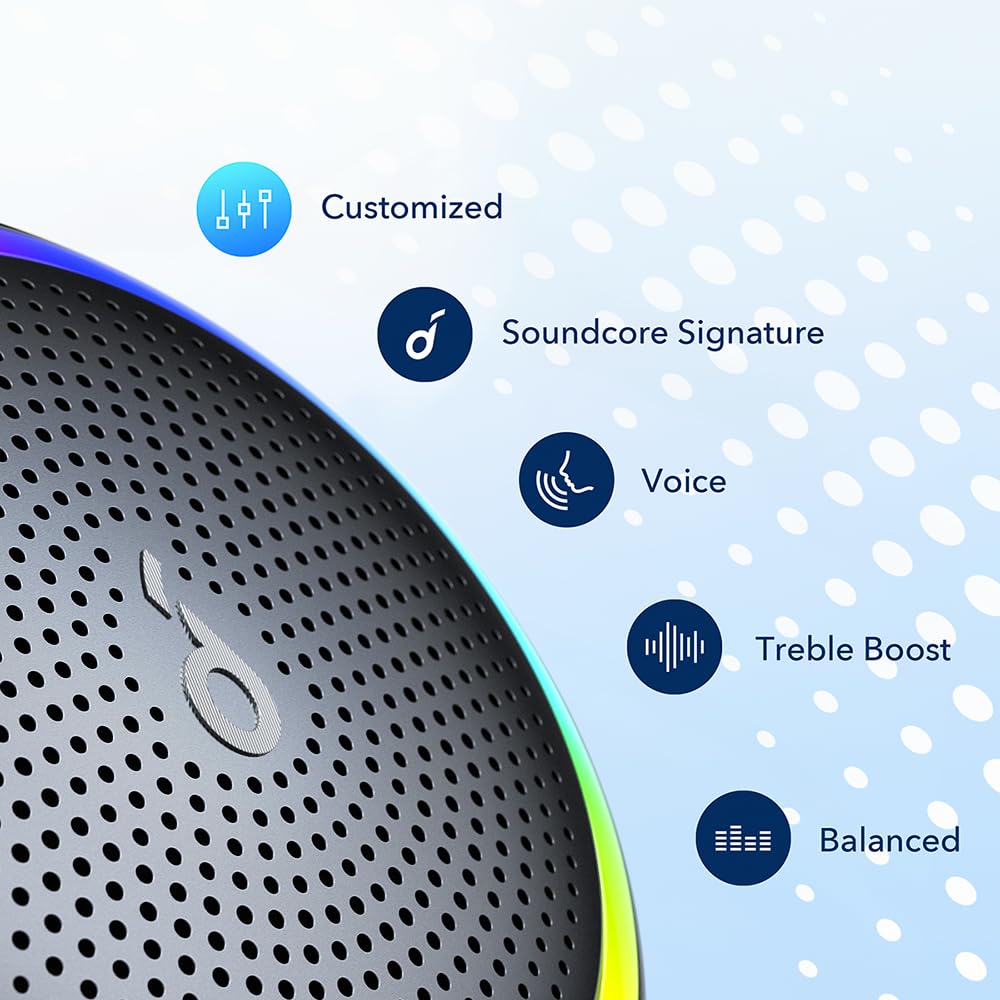 soundcore Anker Mini 3 Pro Bluetooth Speaker, BassUp and PartyCast