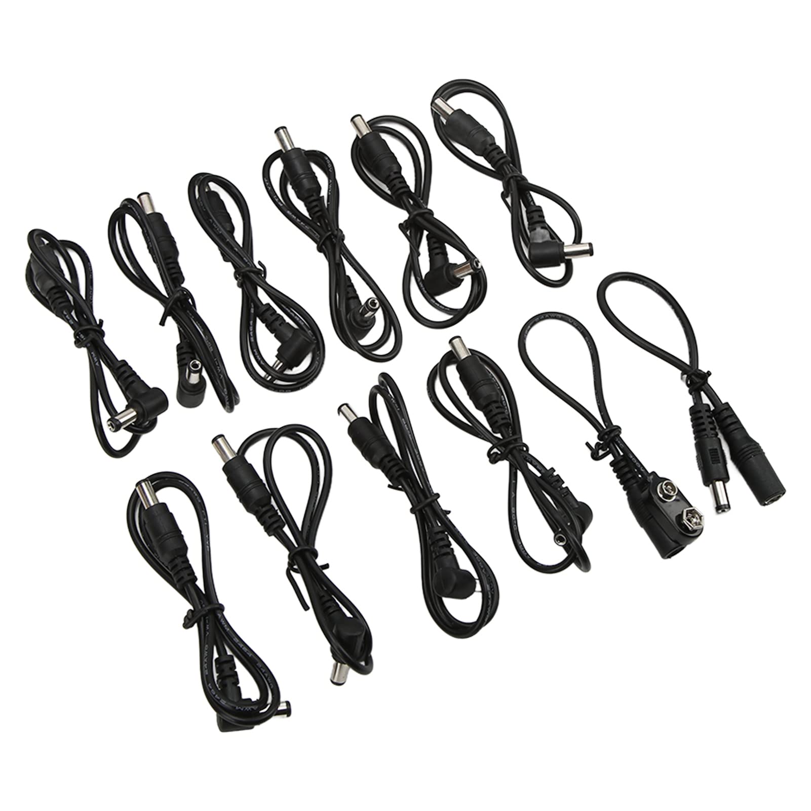 Jeffergarden Alimentatore per Pedale per Chitarra, 10 Uscite Isolate Potenza Multieffetto con Indicatore LED e Uscita USB, per Effetti della Pedaliera per Chitarra Elettrica (Spina UE da 100 a 240 V)