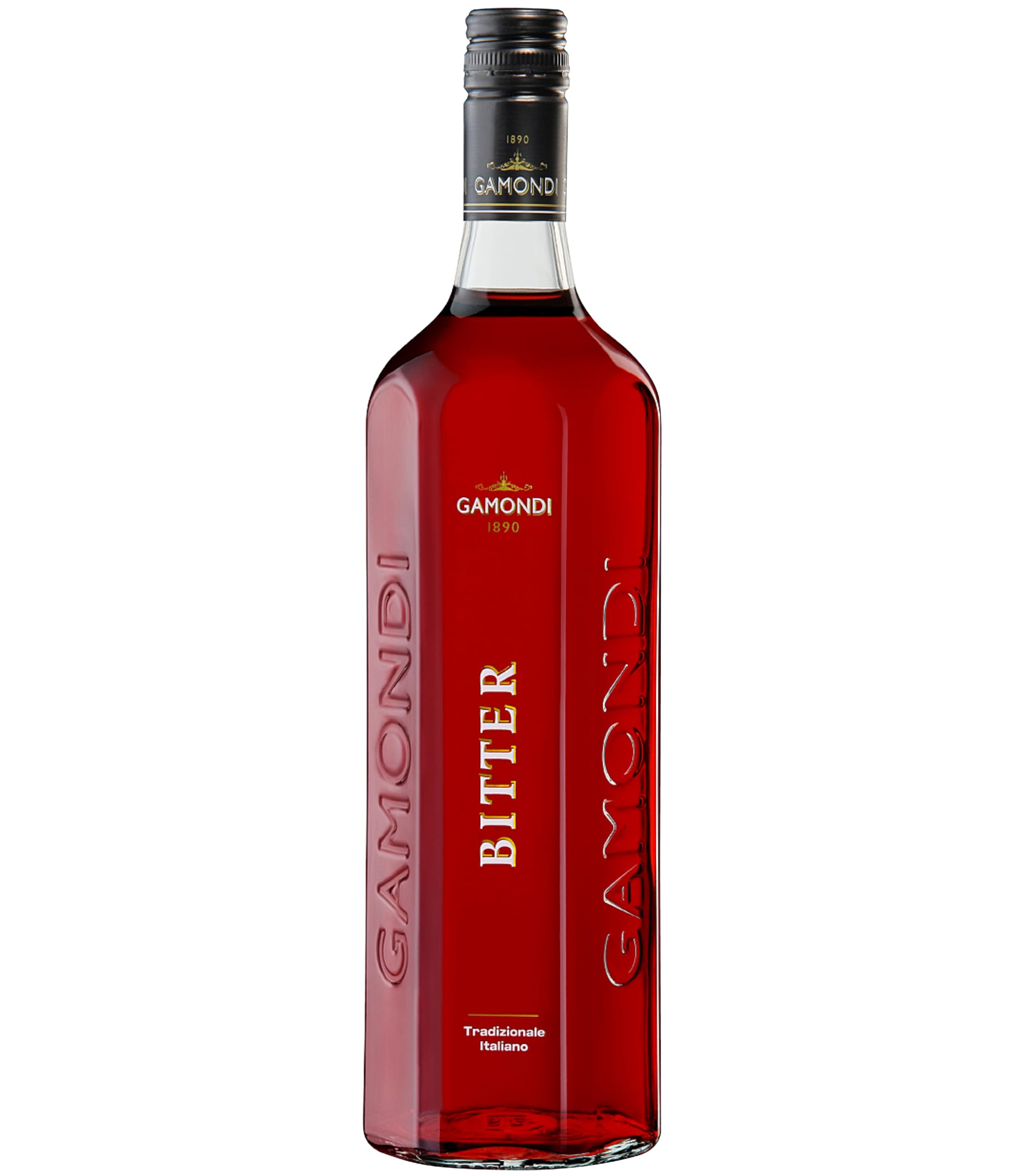 Gamondi Bitter 100cl, 25% ABV, Italian Bitter Aperitivo - Perfect for Negronis
