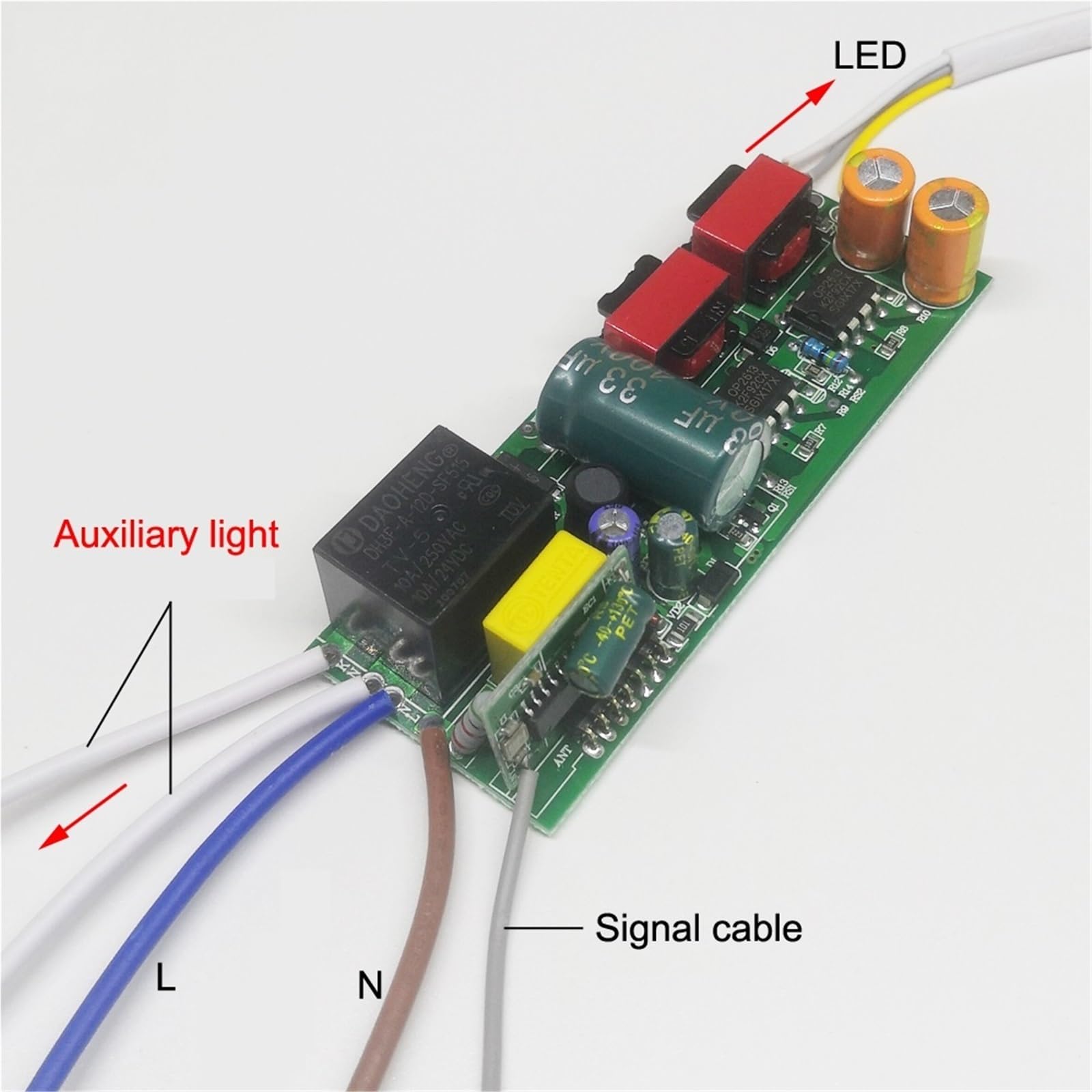 (40-60 W) X 2 120 W,4 GHz Sterownik LED Ze Zdalnym Sterowaniem, Z Wyjściem Przekaźnikowym Do Oświetlenia Pomocniczego, Transformator Sterowany Aplikacją Wysoka Stabilność