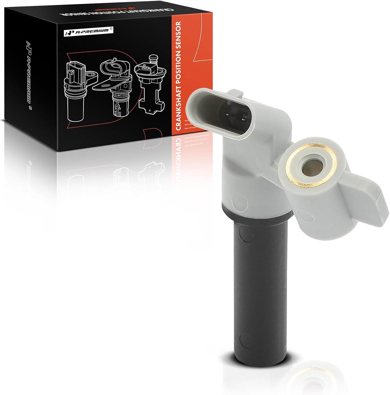 A-Premium Engine Crankshaft Position Sensor Compatible with Ford F-150 2011-2017 Explorer Flex Taurus 2013-2017 Transit-150 250 350 & Lincoln MKT 2013-2014 V6 3.5L, Replace# BL3Z6C315A BL3Z6C315B