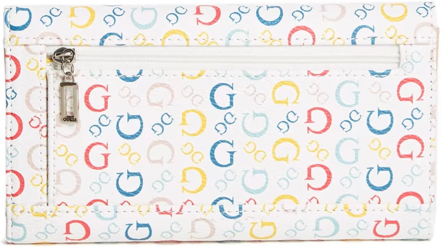 GUESS Factory Abree Logo Saffiano Slim Wallet